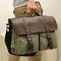 Vintage Crazy Horse Leather Men Shoulder bag Genuine Leather Messenger Bag men Crossbody Bag Sling Leisure Bag Casual Brown