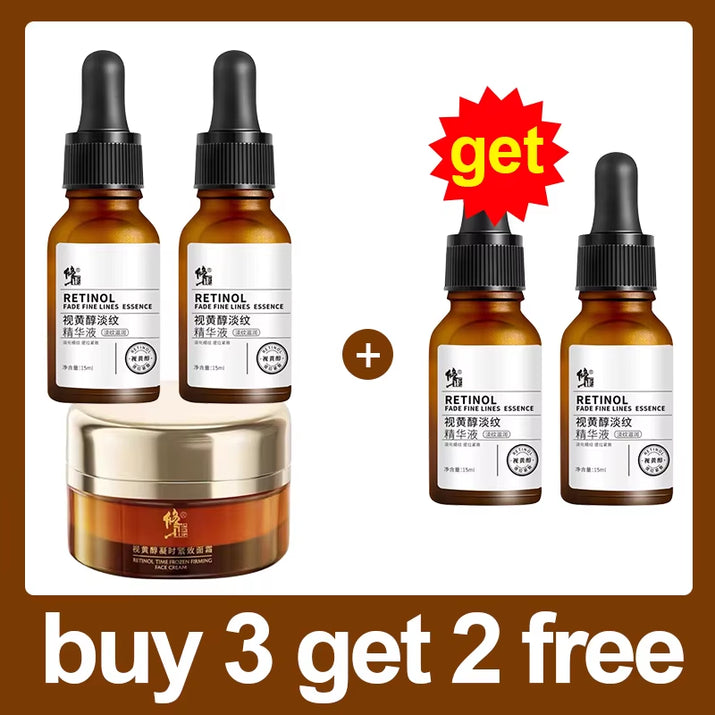 Retinol Serum and Cream Fade Fine Lines Moisturize Chinese Skin Care Products Beauty Health Improve Skin Elasticity，Roughness