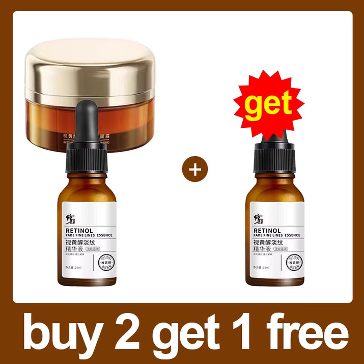 Retinol Serum and Cream Fade Fine Lines Moisturize Chinese Skin Care Products Beauty Health Improve Skin Elasticity，Roughness